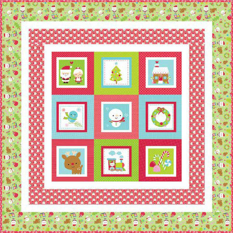 Santa's Land Quilt Kit by Riley Blake Designs