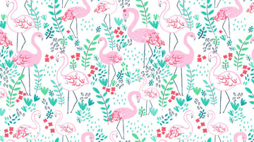 Let's Flamingle in White