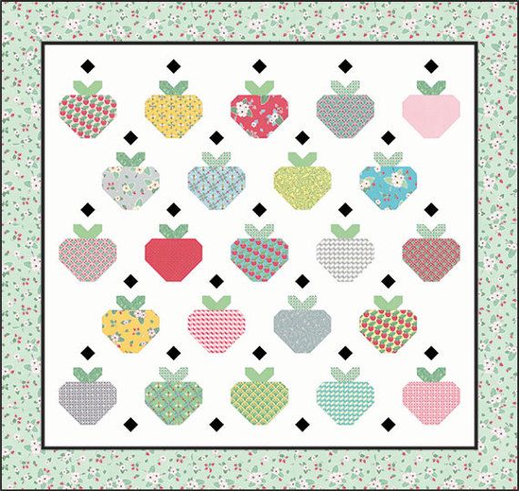 Strawberry Field Quilt Kit by The Jungs
