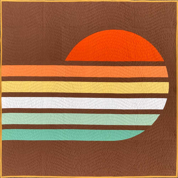 70's Sun quilt pattern by Maude MacDonald