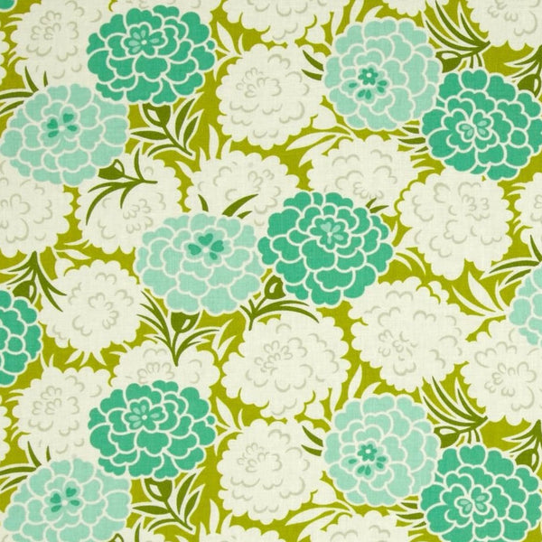 Up Parasol Mum Toss in Chartreuse by Heather Bailey