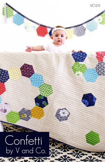 Confetti Quilt Pattern by Vanessa Christenson for V and Co. VC1215