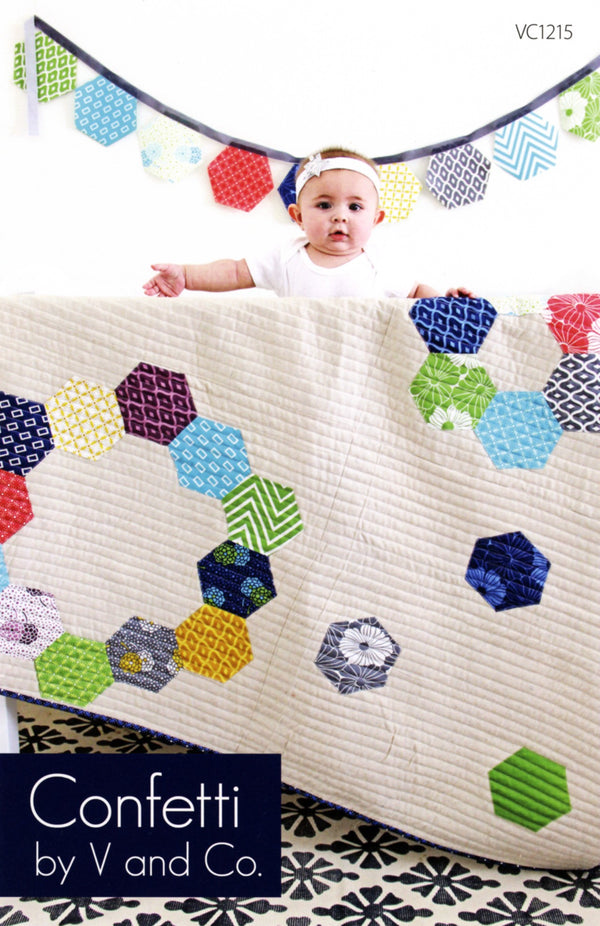 Confetti Quilt Pattern by Vanessa Christenson for V and Co. VC1215