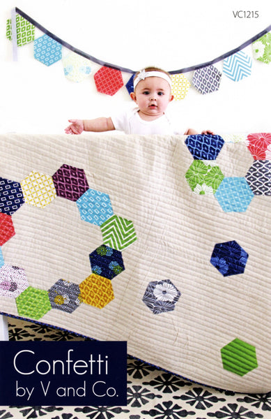 Confetti Quilt Pattern by Vanessa Christenson for V and Co. VC1215