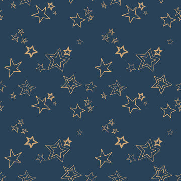 Wild and Free Midnight Roof Metallic by Art Gallery Fabrics