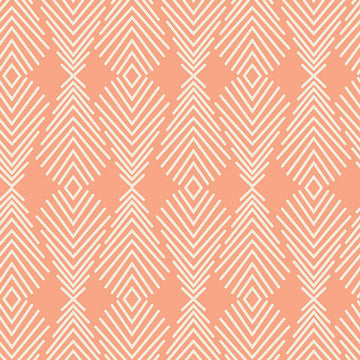Winged Plumage in Apricot by Art Gallery Fabrics