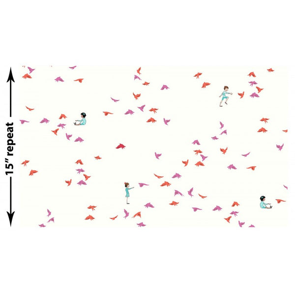 Wee Wander With the Birds in Pink by Sarah Jane