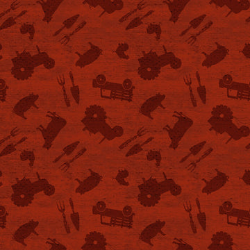 Dark Red Farm Toss