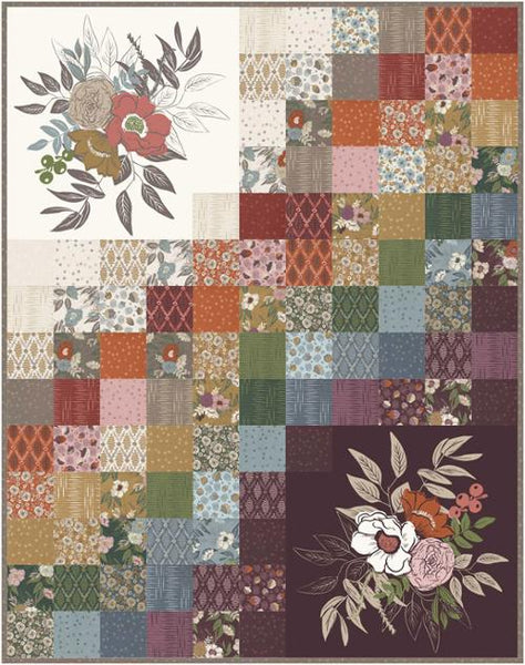 Slow Stroll Color Patch Cascade Quilt Kit