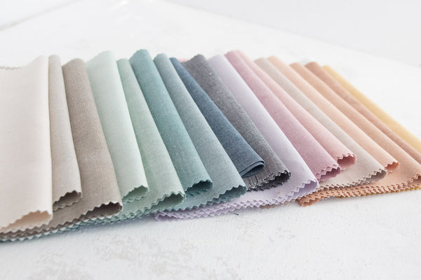 Everyday Chambray Solid in Spearmint by Fableism Studio