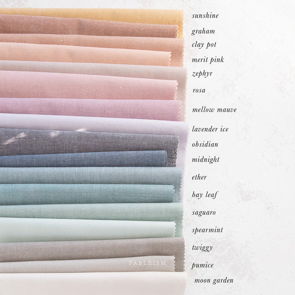 Everyday Chambray Solid in Clay Pot by Fableism Studio