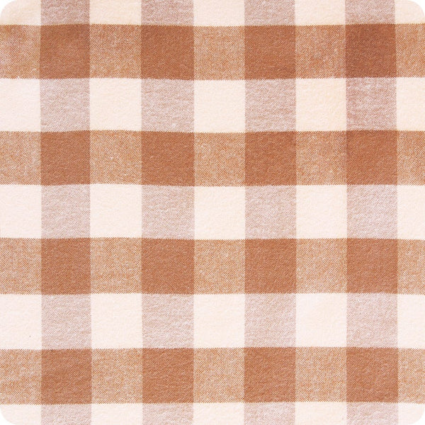 Highlands Flannel Buffalo Plaid in Mini Mocha by AGF Studio