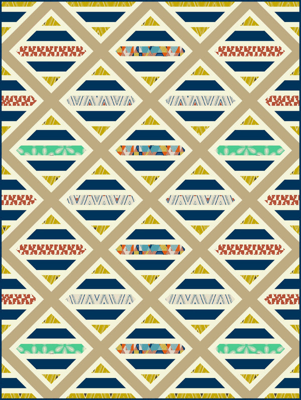 Heirloom Quilt Kit from Artisan Collection by Art Gallery Fabrics