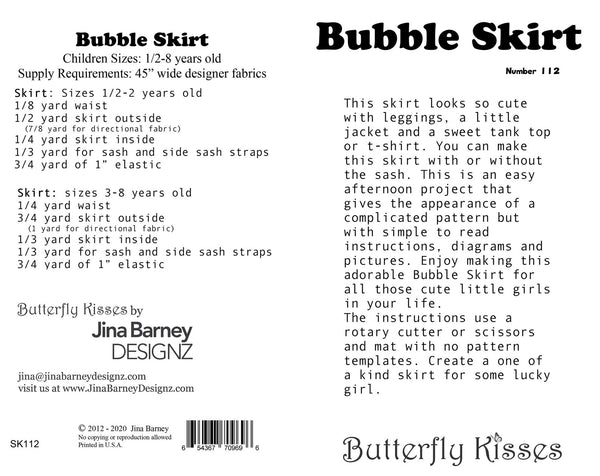 Bubble Skirt Patten by Butterfly Kisses