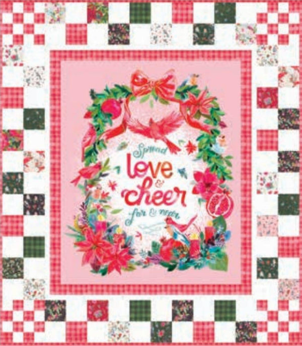 Love & Cheer Quilt Kit by Amarilys Henderson