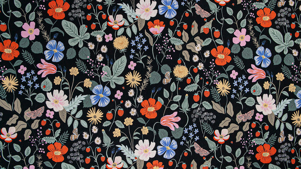 Strawberry Fields Strawberry Fields in Black by Rifle Paper Co.