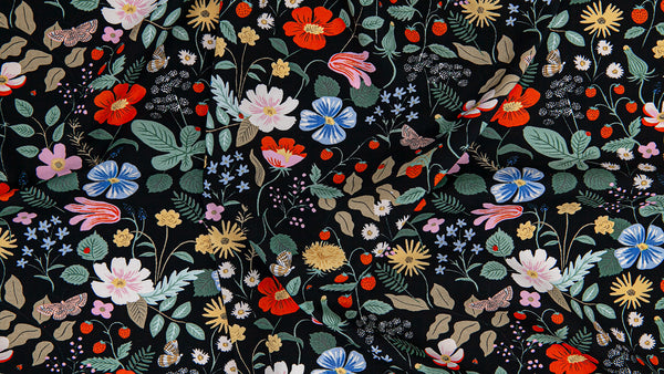 Strawberry Fields Strawberry Fields in Black by Rifle Paper Co.