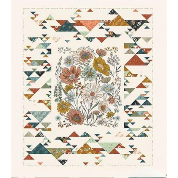 Wildflower Walk Quilt Kit with Woodland & Wildflowers Collection
