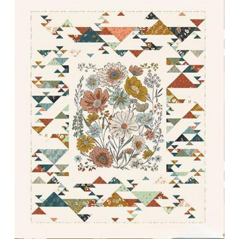 Wildflower Walk Quilt Kit with Woodland & Wildflowers Collection