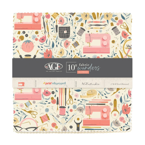 Sew Obsessed Square Pack 10" x 10" by AGF Studio 10WSEW