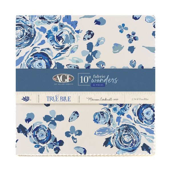 True Blue Square Pack 10" x 10" by Maureen Cracknell 10WTBL