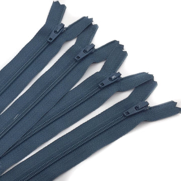 14" Zipper in Bristol Blue by Atkinson Designs