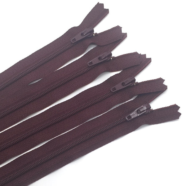 14" Zipper in Raisin by Atkinson Designs