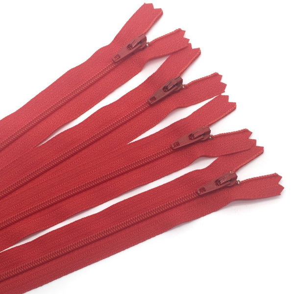 14" Zipper in Red River by Atkinson Designs