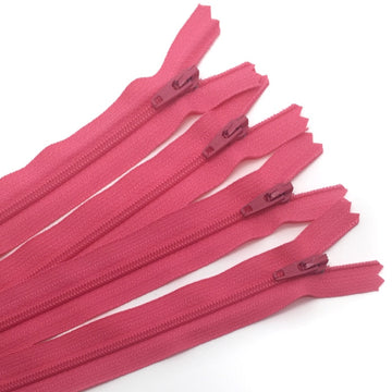 14" Zipper in Rosy Cheeks by Atkinson Designs