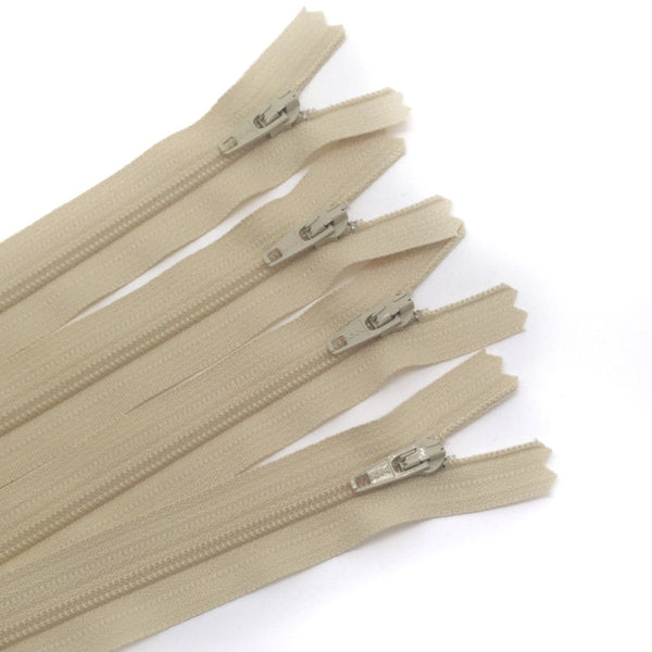14" Zipper in Straw by Atkinson Designs