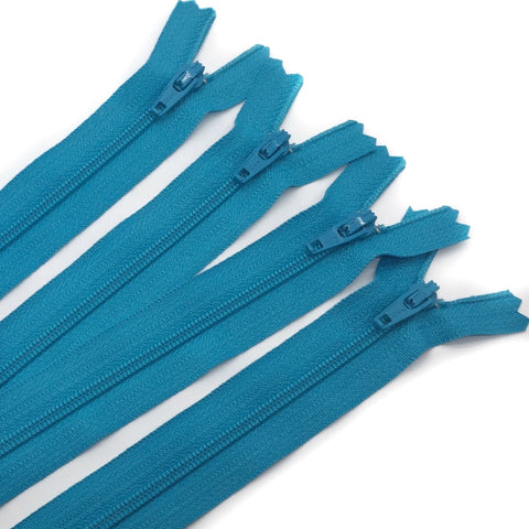 14" Zipper in Turquoise Splash by Atkinson Designs