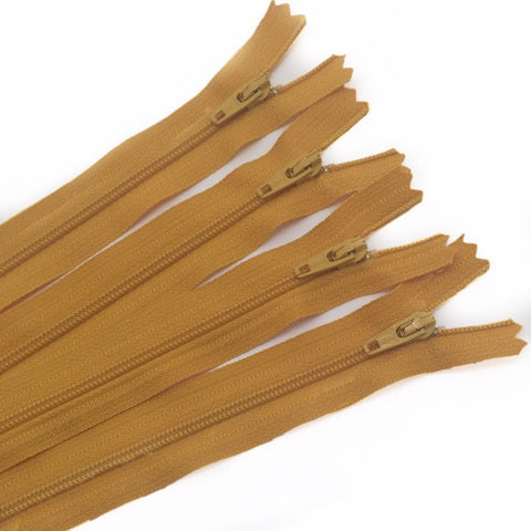 14" Zipper in Yukon Gold by Atkinson Designs