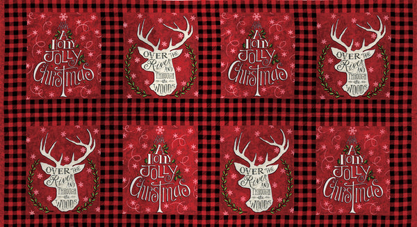 Hearthside Holiday Panel Red