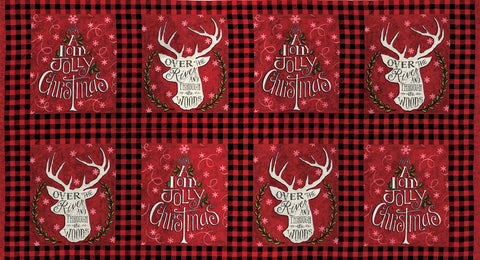 Hearthside Holiday Panel Red