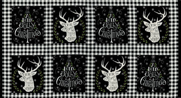 Hearthside Holiday Panel Black