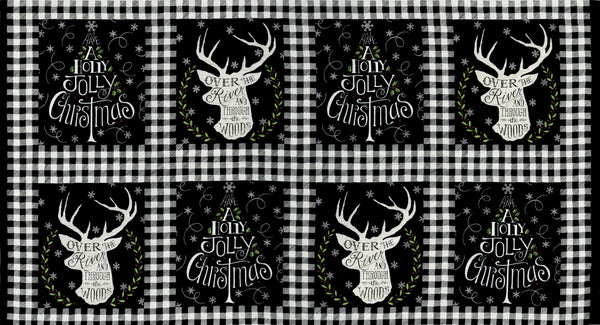 Hearthside Holiday Panel Black