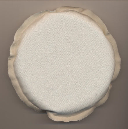 Pincushion Insert Round with Crushed Walnuts