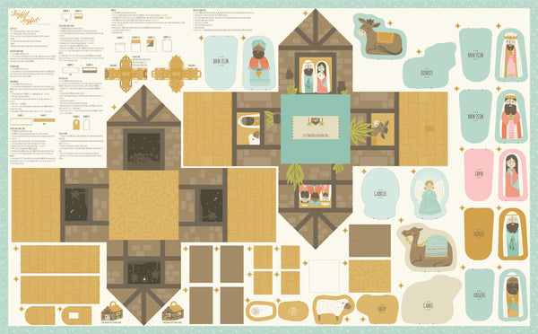 Joyful Joyful Nativity Panel by Stacy Iest Hsu