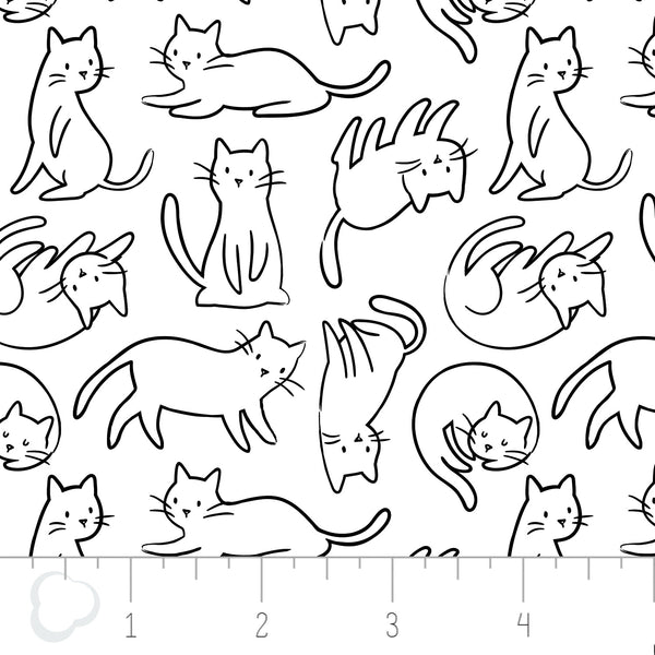 Meow Felines White