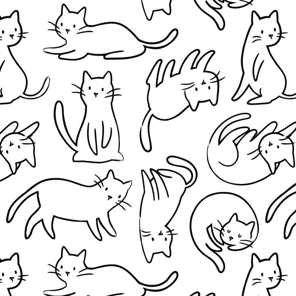 Meow Felines White