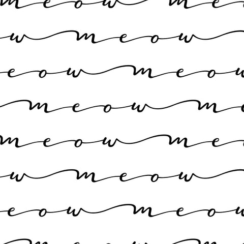 Meow Script White