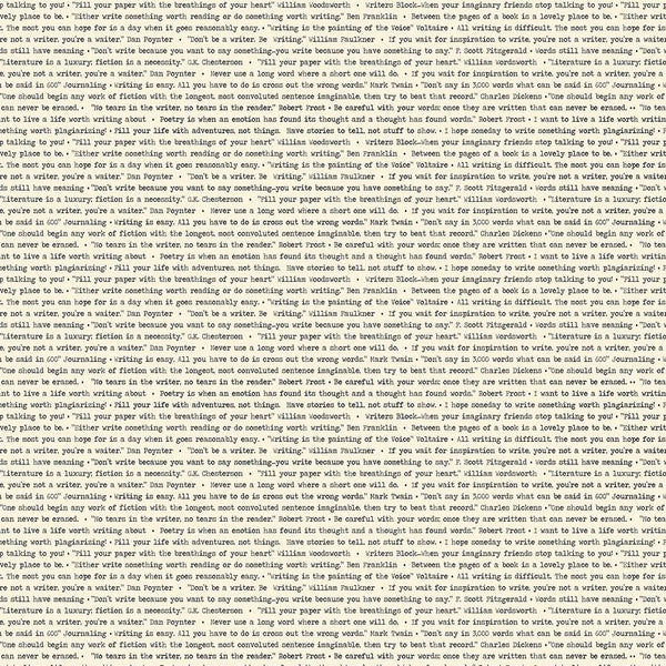 Letterpress Quotes