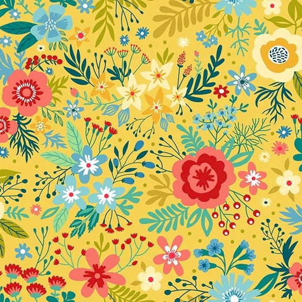 Chloe Large Floral Yellow