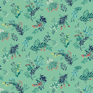 Chloe Leaf Teal