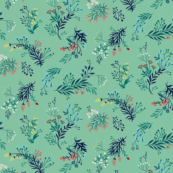 Chloe Leaf Teal