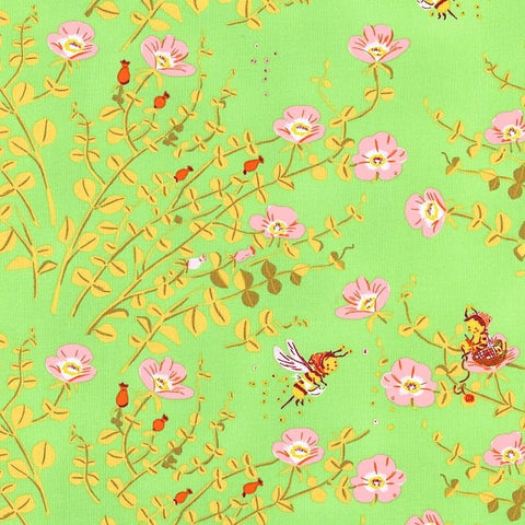 20th Anniversary Nanny Bee in Green by Heather Ross 37023A-5