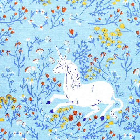 20th Anniversary Unicorn in Blue by Heather Ross 39657A-4
