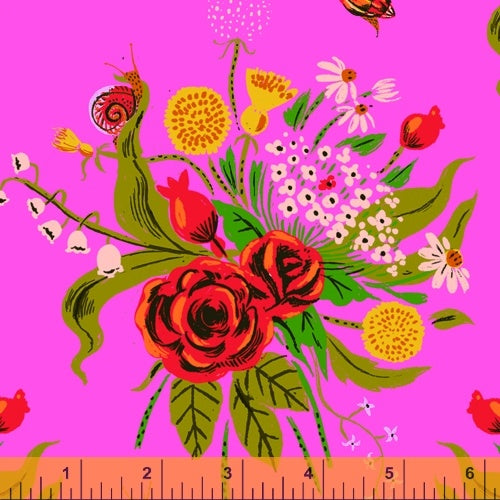 20th Anniversary Wild Flowers in Pink by Heather Ross