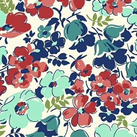 Hello Jane Packed Floral in Red