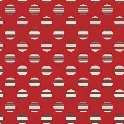 Hello Jane Dot on Red